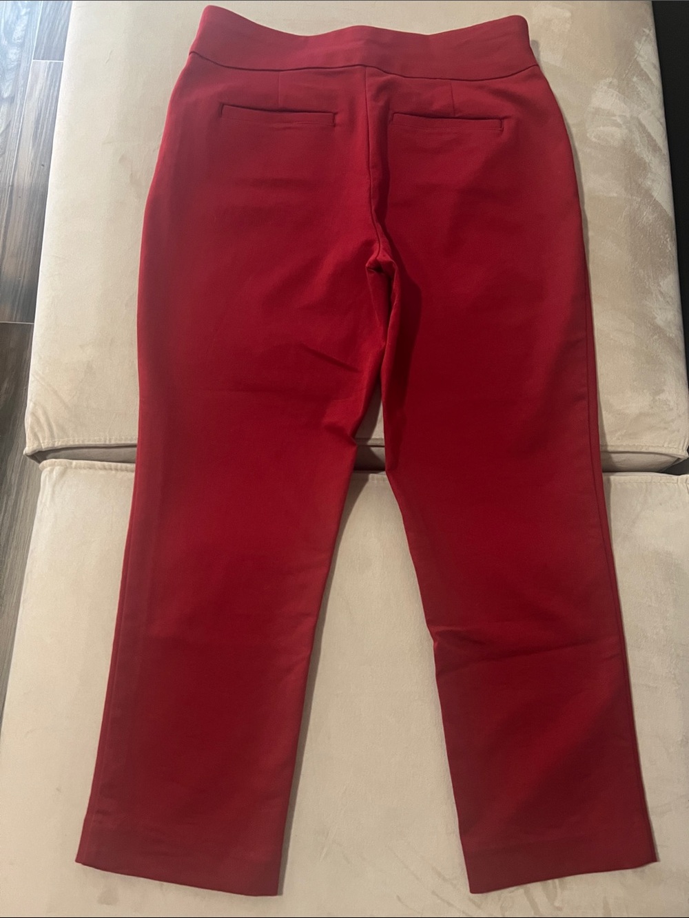 croft & barrow Red Pull-On Stretch Women’s Pants - Picture 4 of 4
